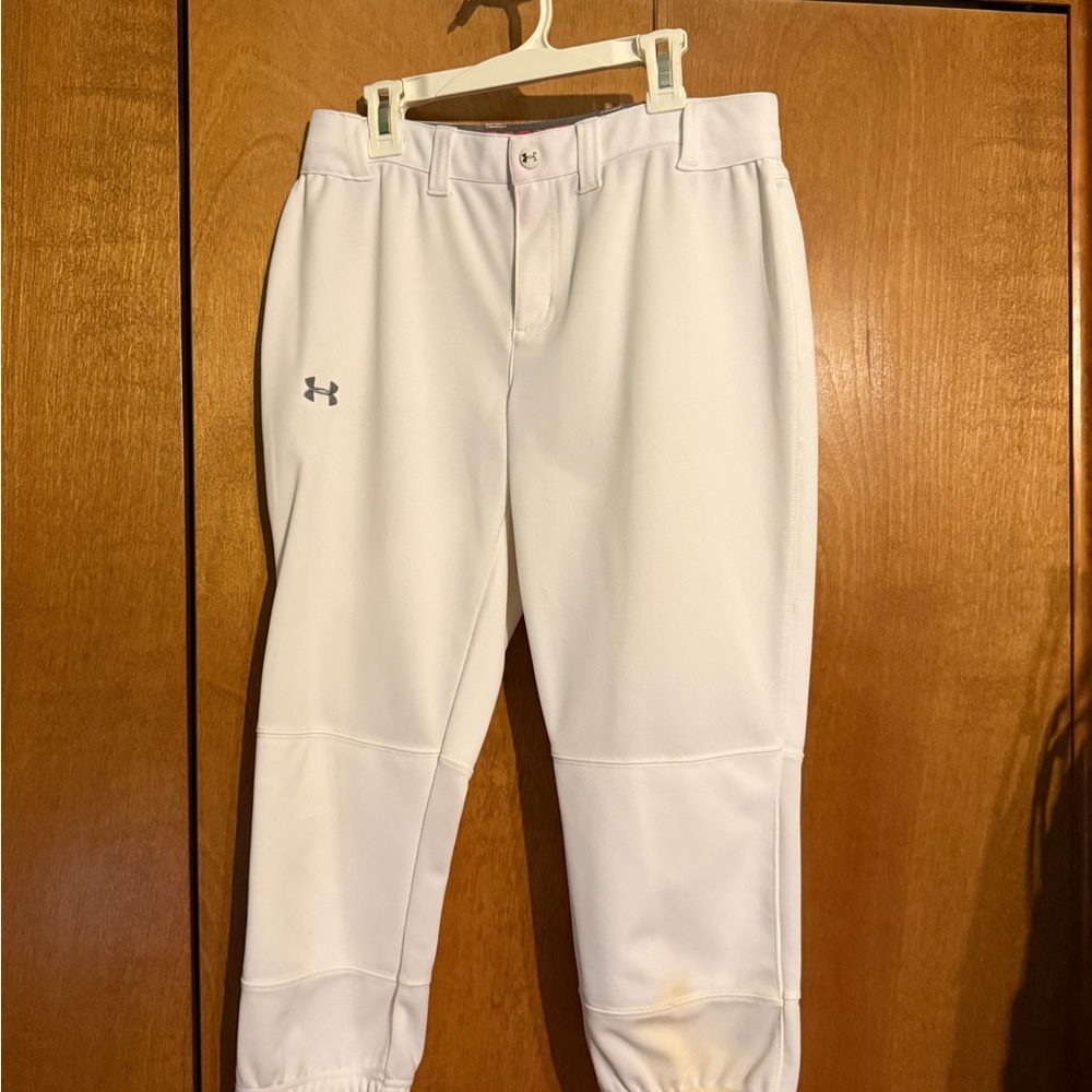 Under Armour White Softball Pants